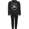 Adidas Sportinis Kostiumas Vaikams Lk Logo Jog Set Juodas H65797