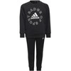 Adidas Sportinis Kostiumas Vaikams Lk Logo Jog Set Juodas H65797