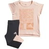 Adidas Sportinis Kostiumėlis Vaikams I MM Tight Set Coral Juodas DJ1566