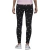 Adidas Tamprės Moterims W Aop Tights Juodas DW8021