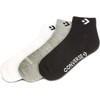 Converse Kojinės 3Pp Converse Star Chevron Balck Baltas Gray E746A
