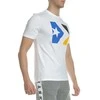 Converse Marškinėliai Star Chevron Tri Color Tee Baltas 10005884 102