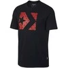 Converse Marškinėliai Star Fill Chevron Tee Juodas