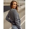 J.Style Džemperis Moterims Fleece Pilkas 68W01-5