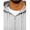 J.Style Džemperis Vyrams Fleece Pilkas 68B2008-2
