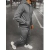 J.Style Sportinis Kostiumas Vyrams Fleece Pilkas 68C10386-5