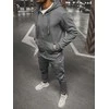 J.Style Sportinis Kostiumas Vyrams Fleece Pilkas 68C10386-5