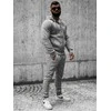 J.Style Sportinis Kostiumas Vyrams Fleece Pilkas 68C10386-2