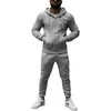 J.Style Sportinis Kostiumas Vyrams Fleece Pilkas 68C10386-2