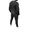 J.Style Sportinis Kostiumas Vyrams Fleece Juodas 68C10380-3