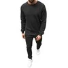 J.Style Sportinis Kostiumas Vyrams Fleece Juodas 68C10380-3