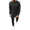 J.Style Sportinis Kostiumas Vyrams Fleece Juodas 68C10380-3