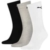 Puma Kojinės Crew Sock 3P Juodas Pilkas Baltas 880355 10