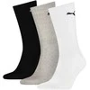 Puma Kojinės Crew Sock 3P Juodas Pilkas Baltas 880355 10