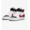 Nike Avalynė Paaugliams Court Borough Mid 2 Juodas Baltas Raudona CD7782 110