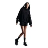 Nike Džemperis Moterims W Nsw Phnx Flc Oos Po Hoodie Juodas DQ5858 010