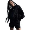 Nike Džemperis Moterims W Nsw Phnx Flc Oos Po Hoodie Juodas DQ5858 010