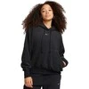 Nike Džemperis Moterims W Nsw Phnx Flc Std Po Hoodie Juodas HF6839 010