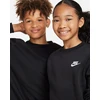 Nike Džemperis Paaugliams K Nsw Club Crew Ls Lbr Fl Juodas FD3006 014