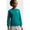 Nike Džemperis Paaugliams K Nsw Club Crew Ls Lbr Fl Turquoise FD3006 372