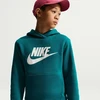 Nike Džemperis Paaugliams K Nsw Club Flc Hdy Hbr Turquoise FD2988 372