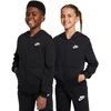 Nike Džemperis Paaugliams K Nsw Club Ft Hd Fz Ls Lbr Juodas FD3017 010