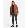 Nike Džemperis Vyrams Df Hdie Fz Fl Brown CZ6376 832