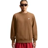 Nike Džemperis Vyrams M Nk Club Bb Crew Fl Brown FN3886 270