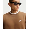 Nike Džemperis Vyrams M Nk Club Bb Crew Fl Brown FN3886 270