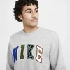 Nike Džemperis Vyrams M Nk Club Bb Crew Letters Pilkas FZ0879 063