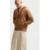 Nike Džemperis Vyrams M Nk Club Bb Fz Hoodie Fl Brown FN3861 270