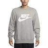 Nike Džemperis Vyrams M Nk Club Bb Gfx Crew Fl Pilkas FN3890 063