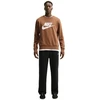 Nike Džemperis Vyrams M Nk Club Bb Gfx Crew Fl Brown FN3890 270