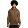 Nike Džemperis Vyrams M Nk Club Bb Po Hoodie Fl Brown FN3859 235