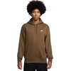 Nike Džemperis Vyrams M Nk Club Bb Po Hoodie Fl Brown FN3859 235