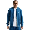 Nike Džemperis Vyrams M Nk Club Ft Fz Hoodie Mėlyna FN3884 476