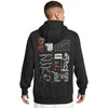 Nike Džemperis Vyrams M Nk Club Ft Po Hdy Moon Gfx Juodas HQ8594 010