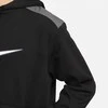 Nike Džemperis Vyrams M Nsw Sp Flc Hoodie Bb Juodas Pilkas FN0247 010