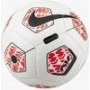 Nike Futbolo Kamuolys Nk Merc Fade Baltas Raudona FB2983 100