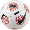Nike Futbolo Kamuolys Nk Merc Fade Baltas Raudona FB2983 100