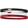 Nike Galvos Juosta Elastic Headbands 2.0 3P Baltas Juodas Raudona N1004529 083
