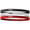 Nike Galvos Juosta Elastic Headbands 2.0 3P Baltas Juodas Raudona N1004529 083