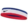Nike Galvos Juosta Swoosh Headband Baltas Mėlyna Raudona N0001544 620