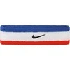 Nike Galvos Juosta Swoosh Headband Baltas Mėlyna Raudona N0001544 620
