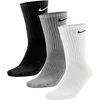 Nike Kojinės NK Everyday Cush Crew Baltas Juodas Pilkas SX7664 964