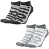 Nike Kojinės Nsw Mens 2 Ppk No Show Pilkas Baltas