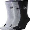 Nike Kojinės U Nk Crew Everyday Bball Pilkas Juodas Baltas DA2123 902