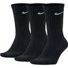 Nike Kojinės U NK Cush Crew 3PR-Value Juodas