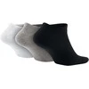 Nike Kojinės U NK Cush NS 3PR-Value Juodas Baltas Pilkas
