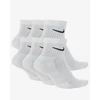 Nike Kojinės U Nk Everyday Csh Ankl 6Pr Baltas SX7669 100